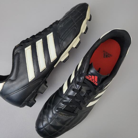 2013 Adidas G65052 Goletto IV TRX FG J Mens Soccer Cleats Black White Red 10.5 main image 11